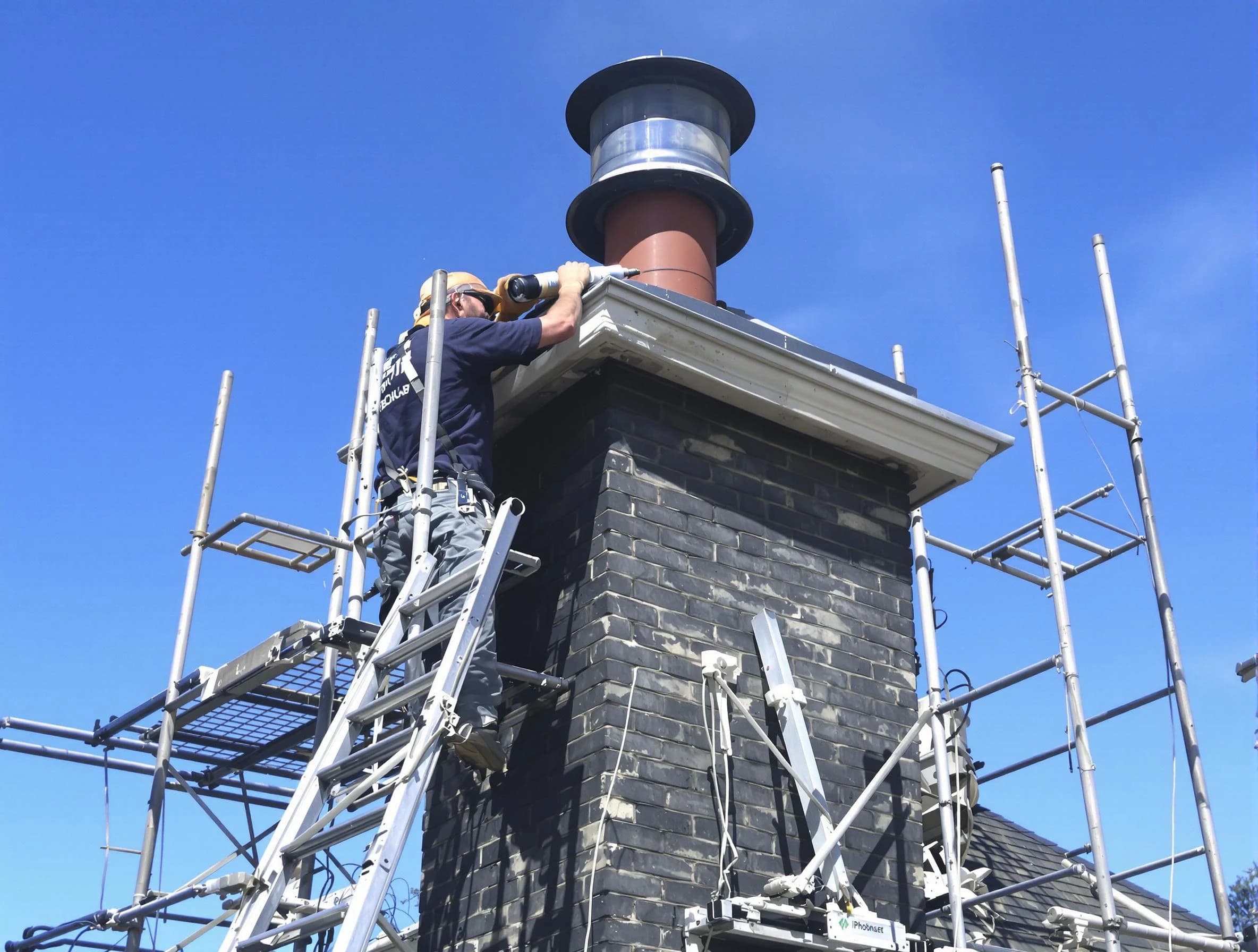 Sturdy chimney crown finished by Hopewell Chimney Sweep in Hopewell, PA