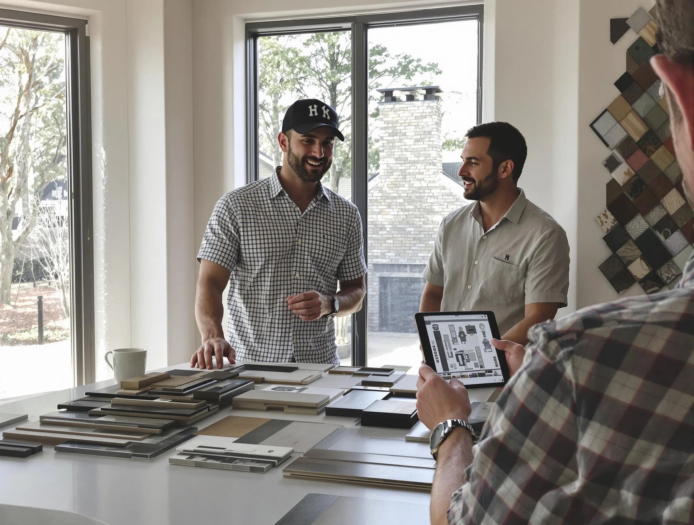Hopewell Chimney Sweep remodeling a chimney and fireplace in Hopewell, PA