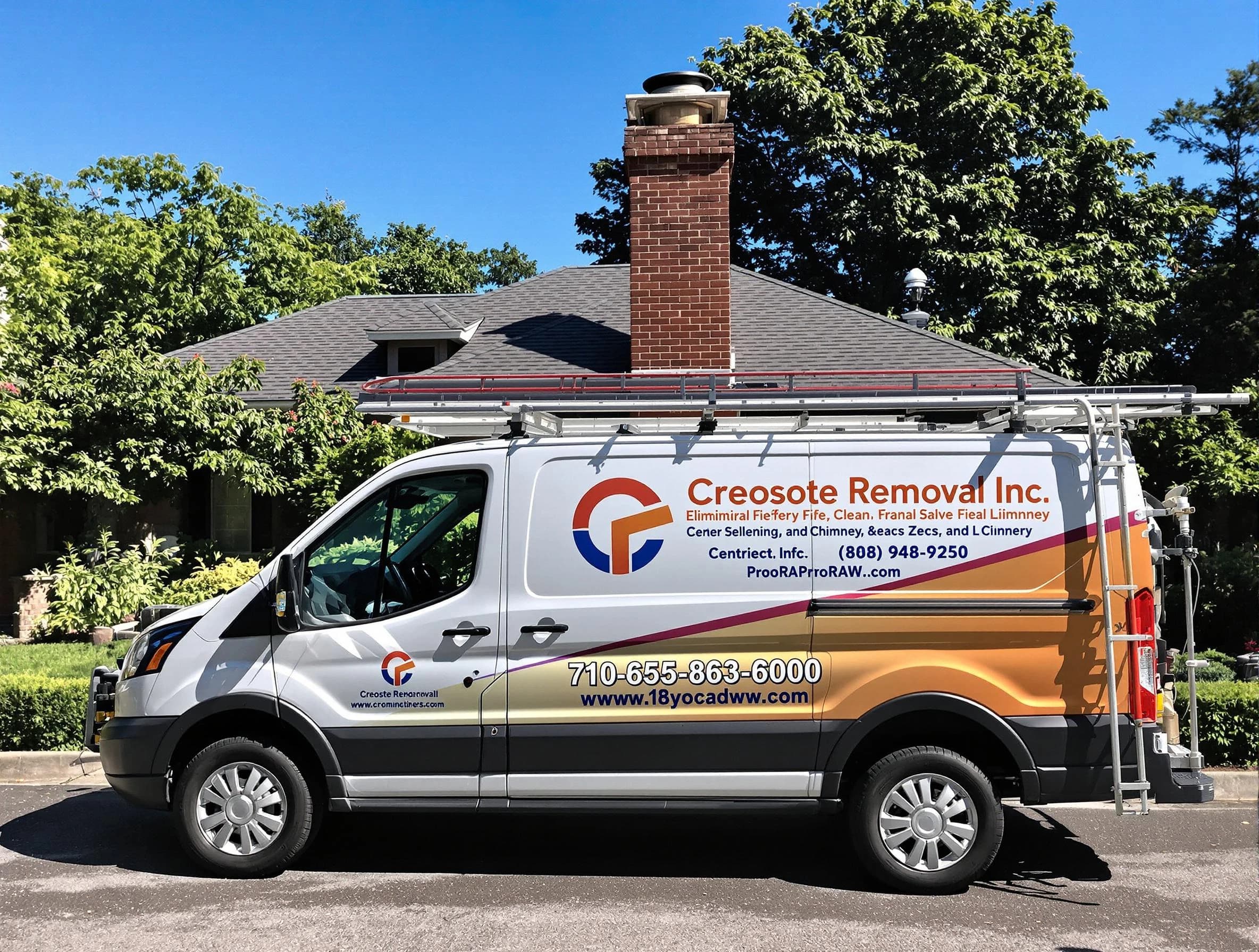 Hopewell Chimney Sweep technician removing creosote safely in Hopewell, PA