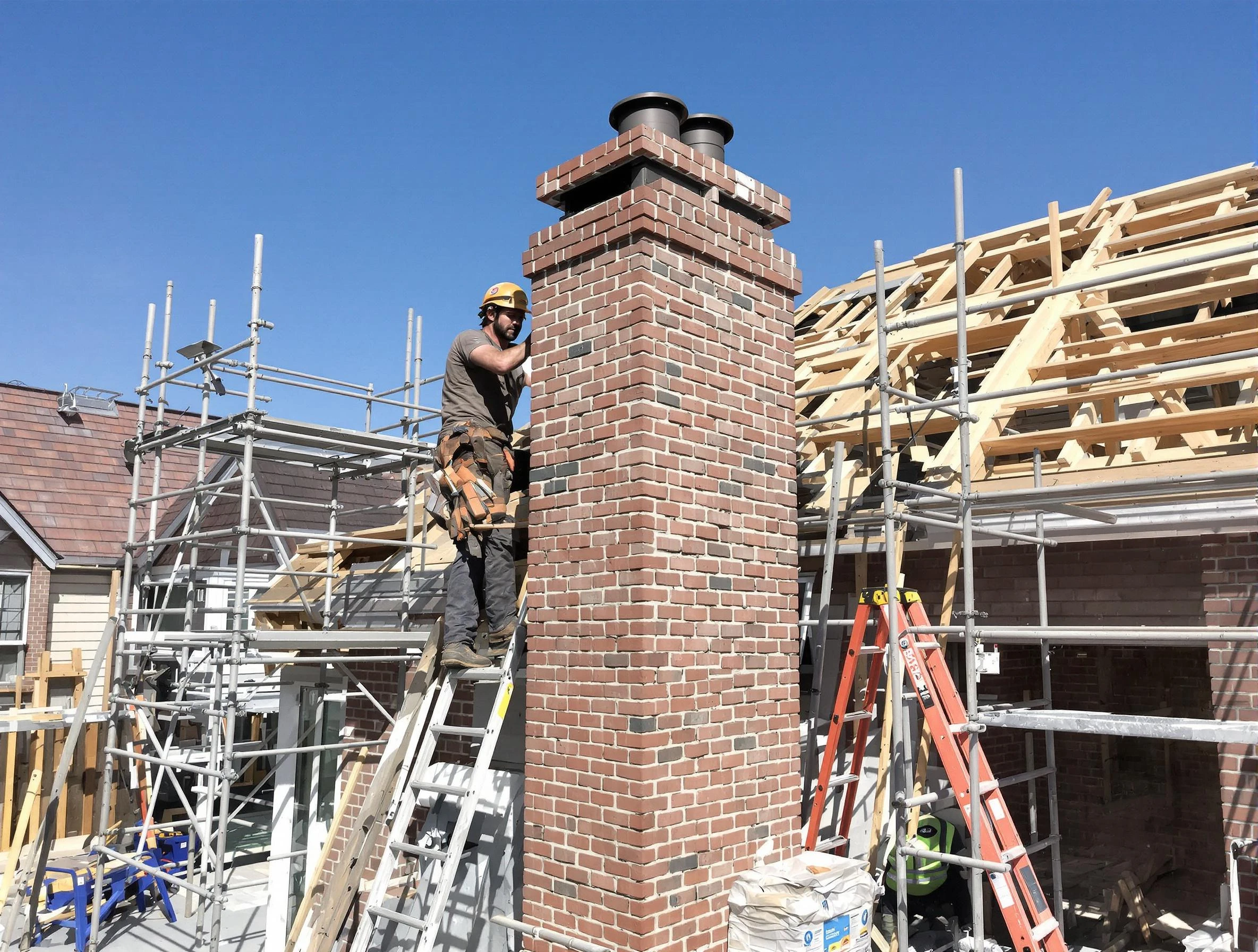 New chimney installation completed by Hopewell Chimney Sweep in Hopewell, PA